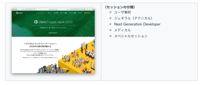 Claris Engage Japan 2020