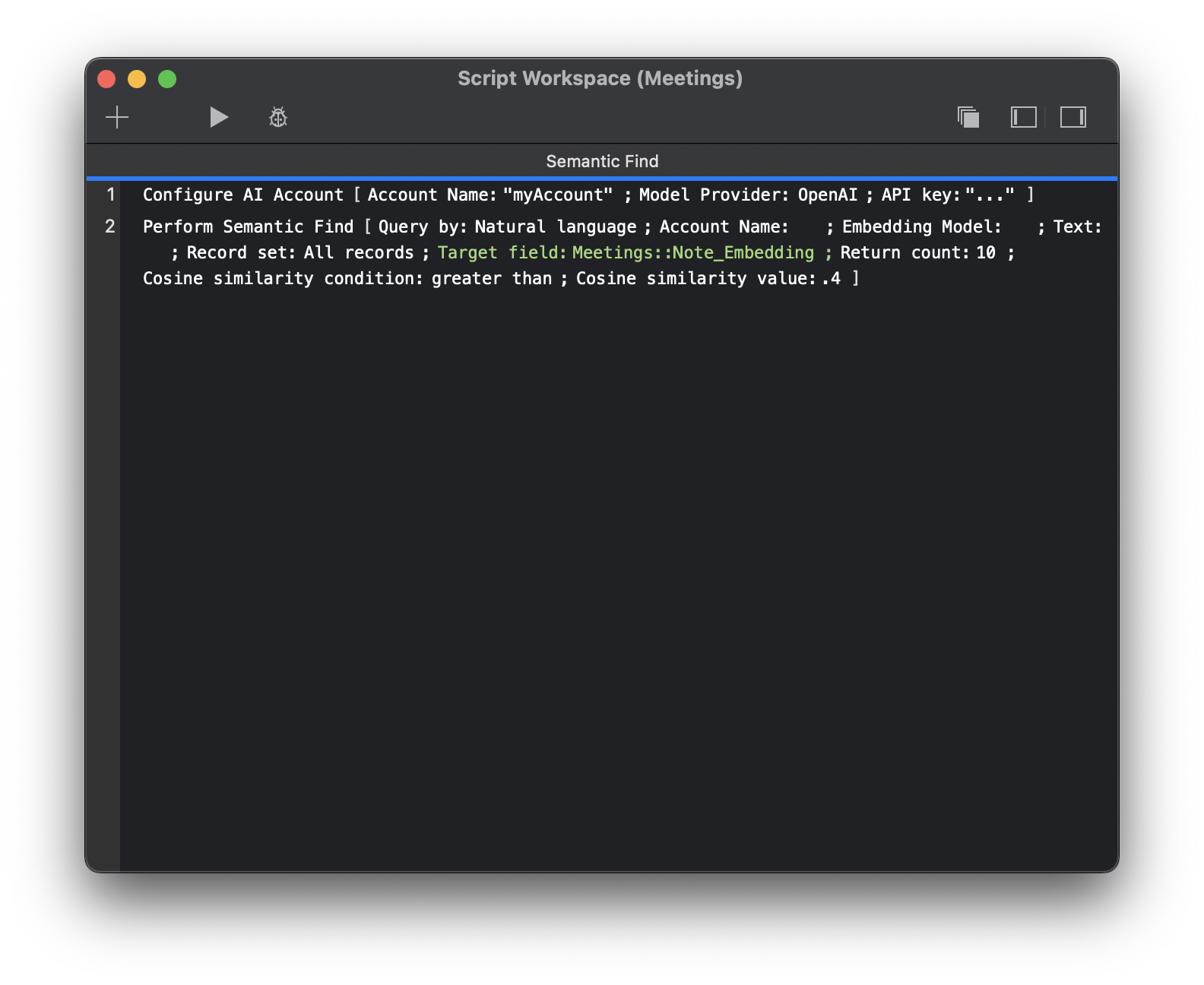 Working with LLMs in FileMaker 2024 image.