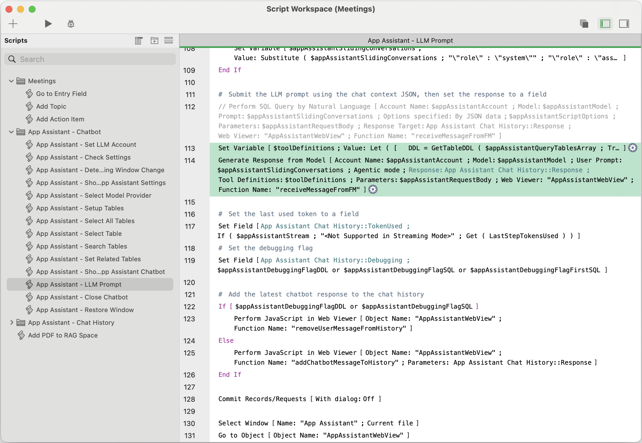 App Assistant: An example for adding AI-powered chat to Claris ...